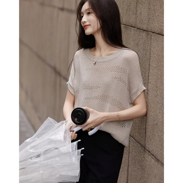【dme】 Knitwear Women's Aqua Blue-8