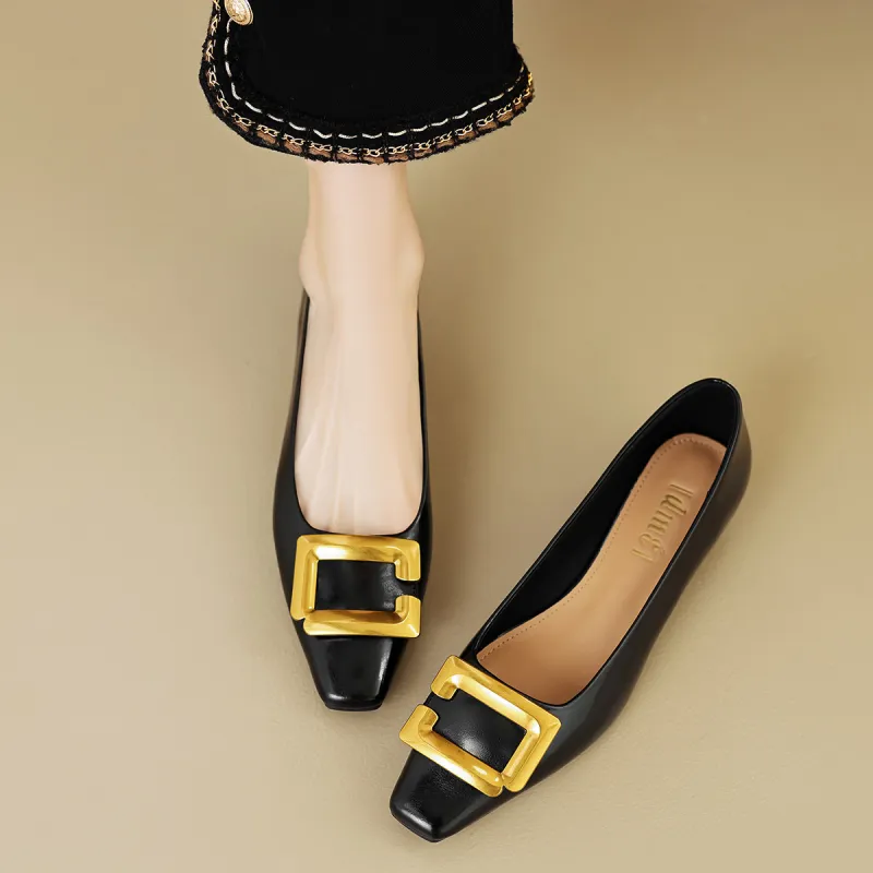 【dme】 Casual Single Shoes Women's Black-1