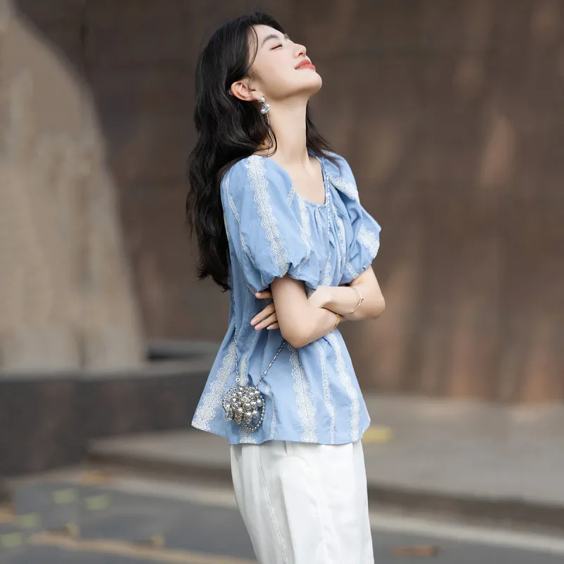 Dme Shirts Women's Light Blue-4