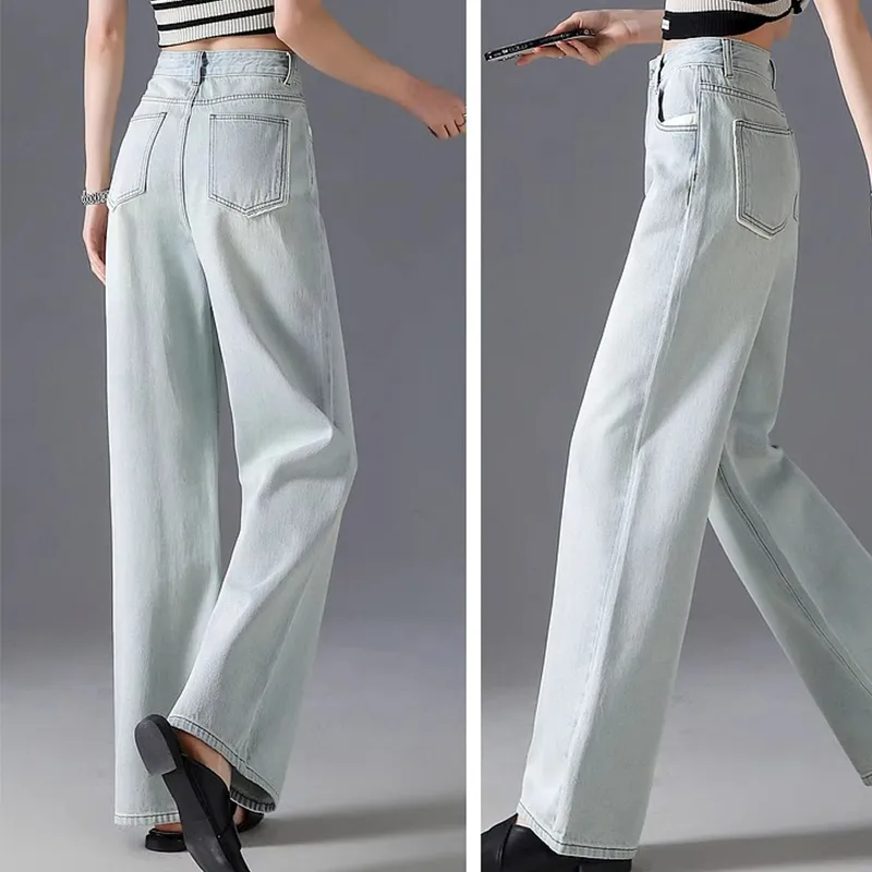 【dme】 Jeans Women's Light Denim Blue-1