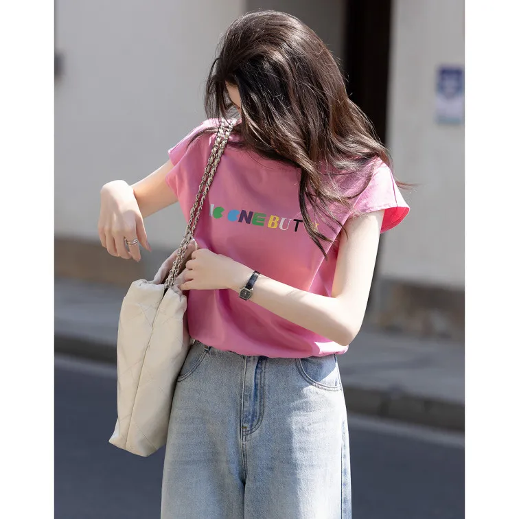 Dme T Shirts Women's Crystal Rose-4