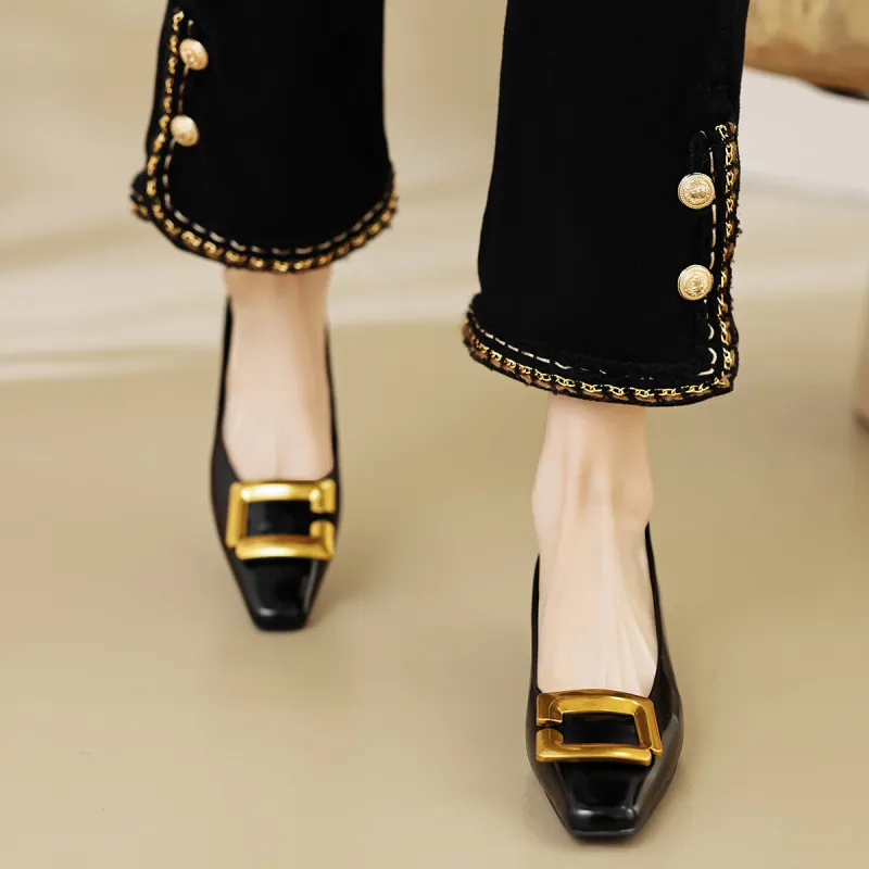 【dme】 Casual Single Shoes Women's Black-2