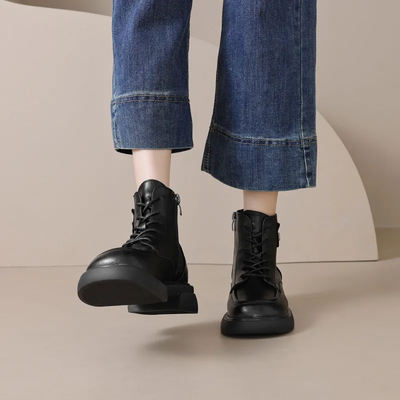 【dme】 Ankle Boots Women's Black-4