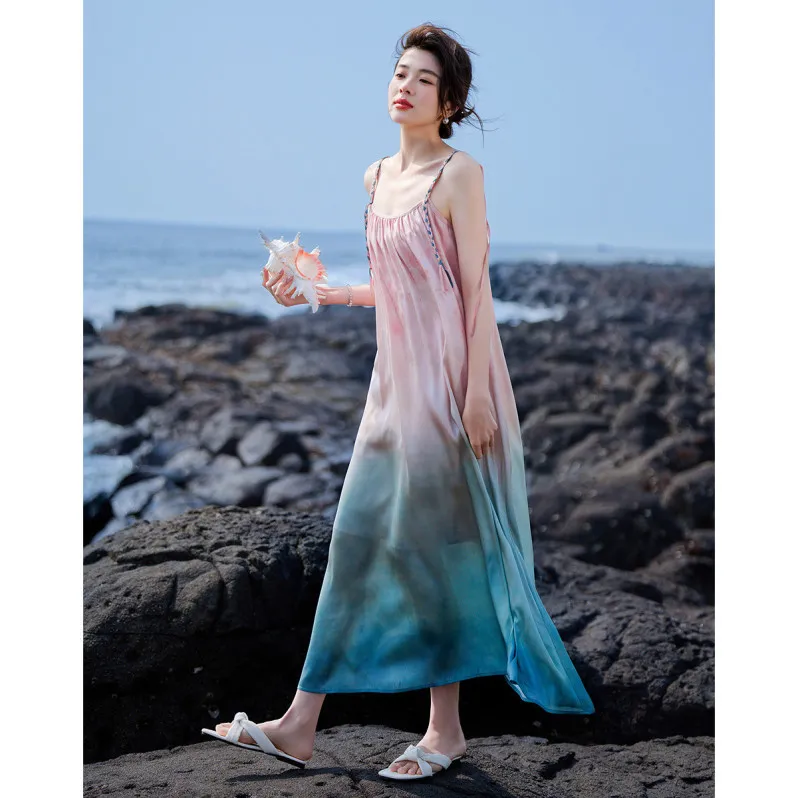 Dme Slip Dresses Women's Light Peach Pink-3