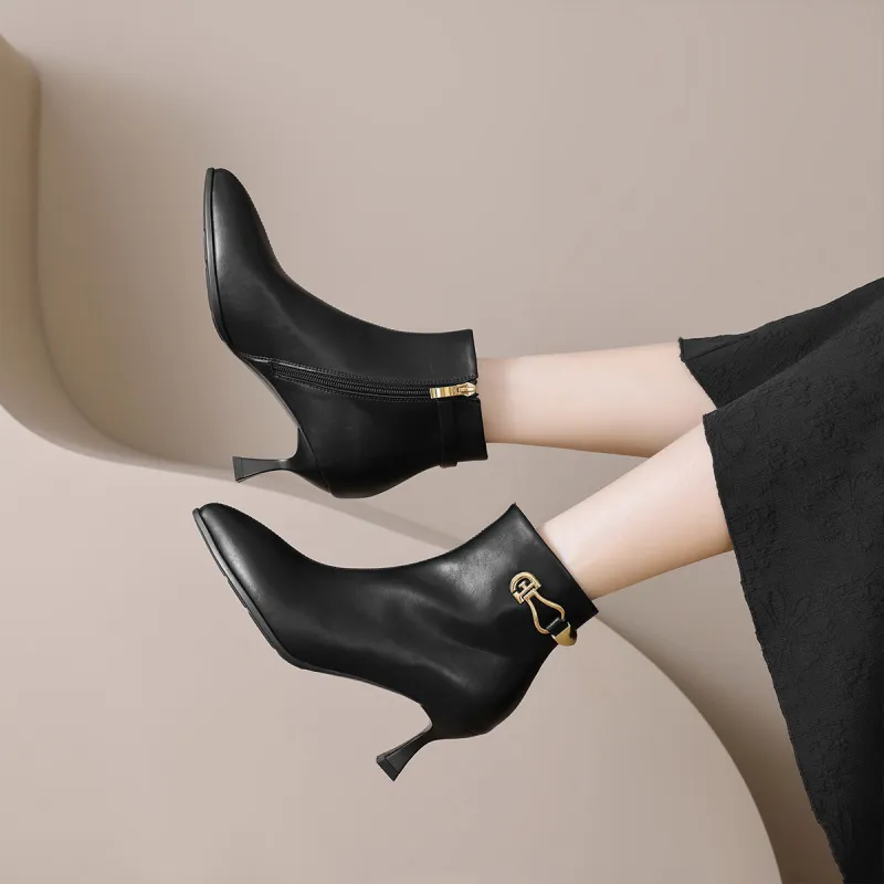 【dme】 Ankle Boots Women's Black-2