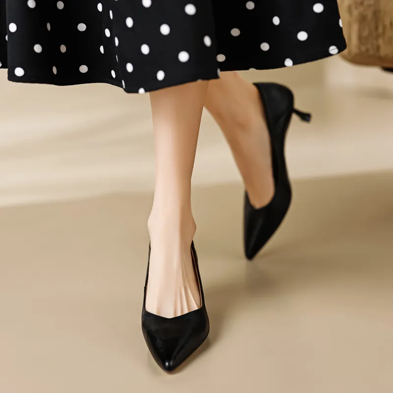 【dme】 Block Heel High Heels Women's-4