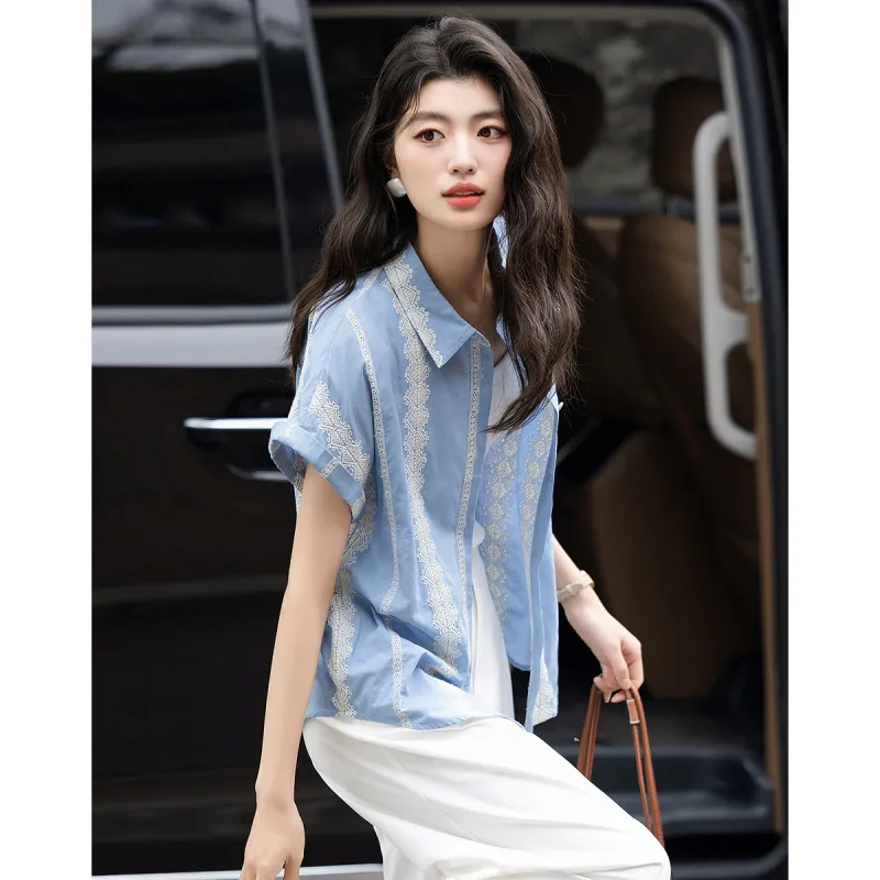 Dme Shirts Women's Light Blue-1
