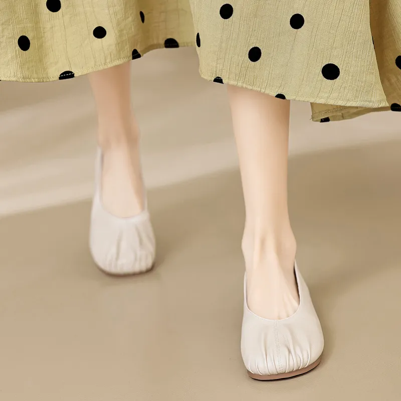 【dme】 Casual Single Shoes Women's Ecru-2