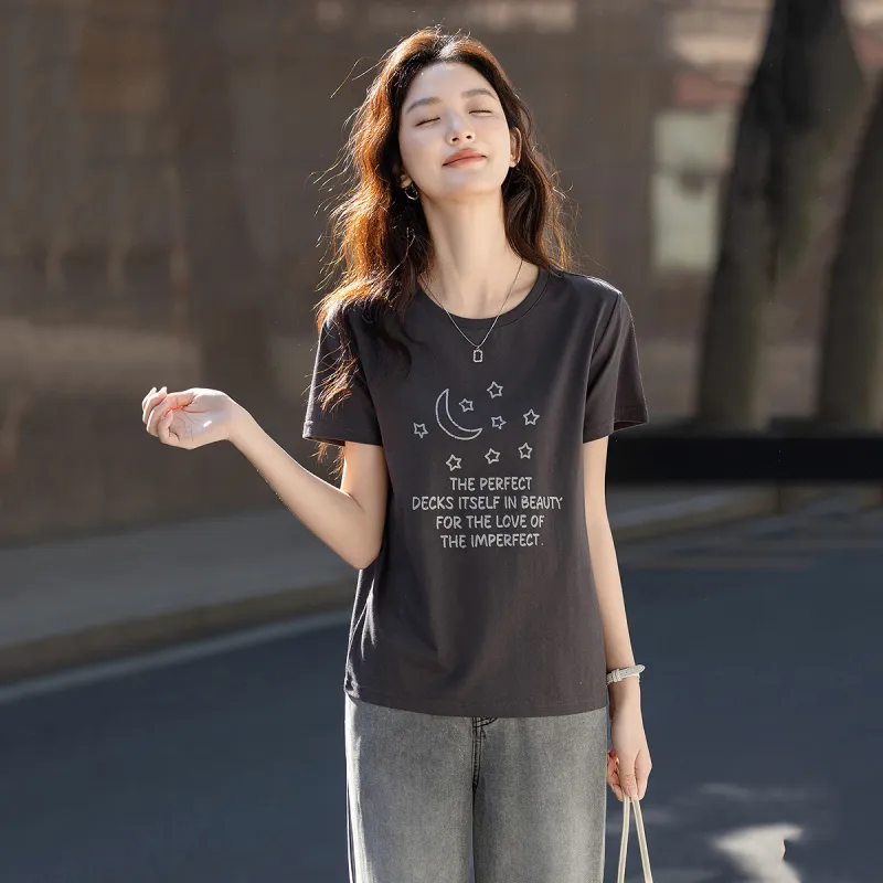 【dme】 T Shirt Women's Dark Gray-3