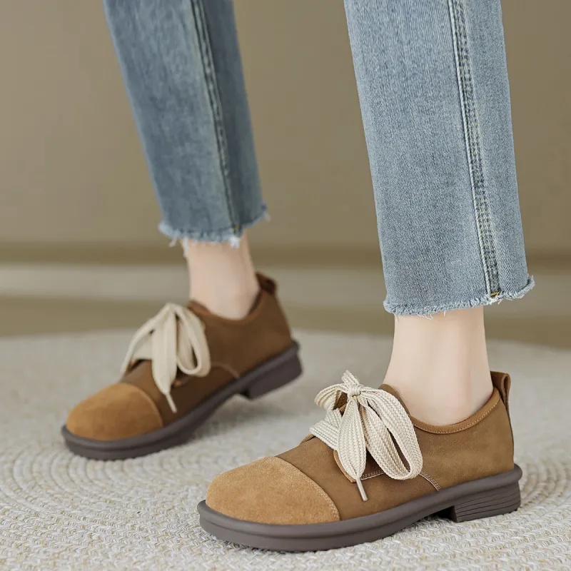 【dme】 Casual Single Shoes 2.8cm Women's Caramel-5