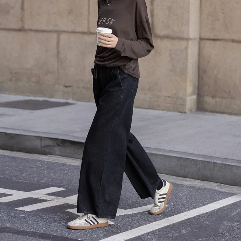 【dme】 Jeans Women's Dark Denim Blue-3