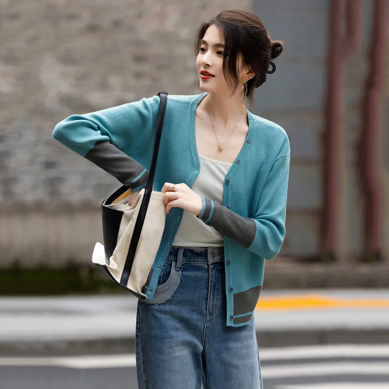 【dme】 Knitwear Women's Turquoise-4