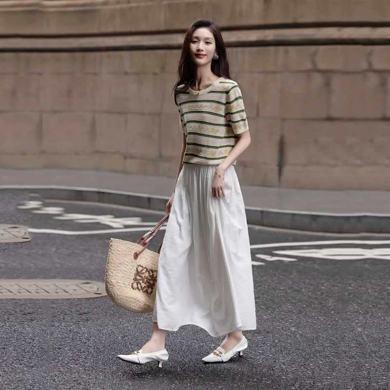【dme】 Knitwear Women's Seaweed Green-2