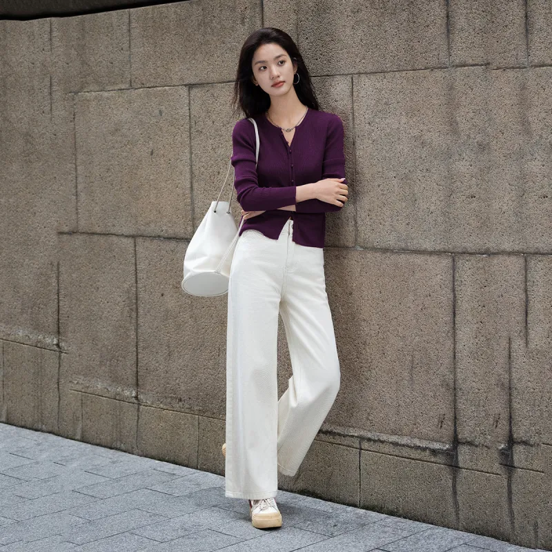 【dme】 Knitwear Women's Dark Purple-3