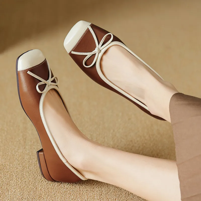 【dme】 Casual Single Shoes 2cm Women's Chocolate-4
