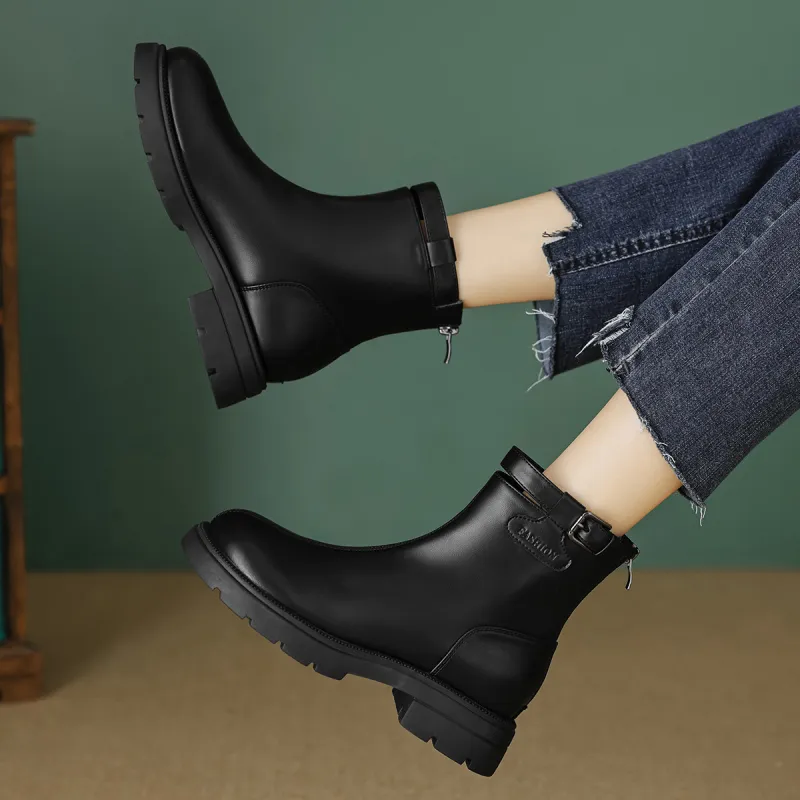 【dme】 Ankle Boots Women's Black-1