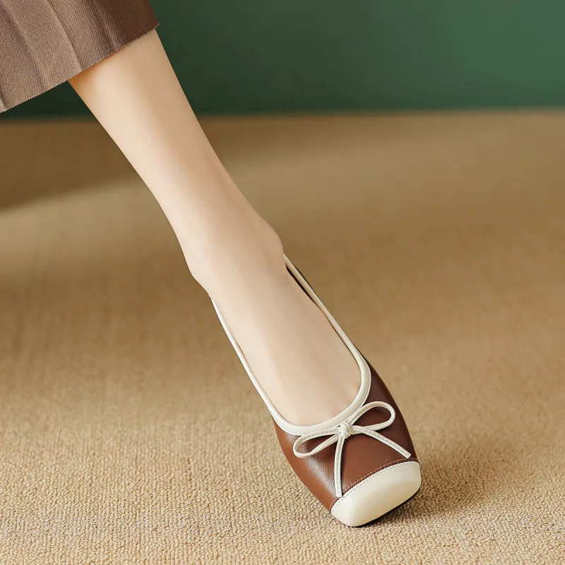 【dme】 Casual Single Shoes 2cm Women's Chocolate-2