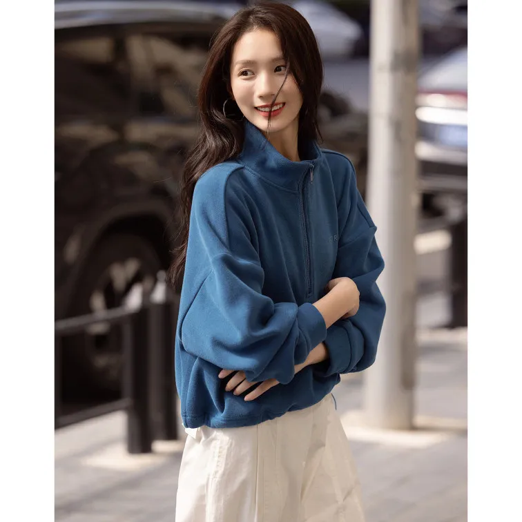 【dme】 Sweatshirt Women's Peacock Blue-1
