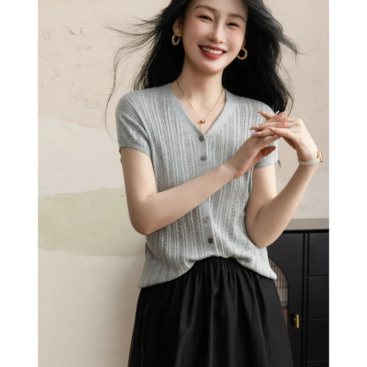 【dme】 Knitwear Women's Heather Gray-2