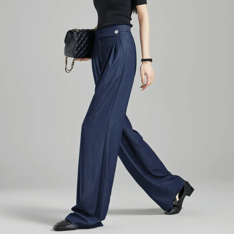 【dme】 Suit Trouser Women's Navy Blue-5