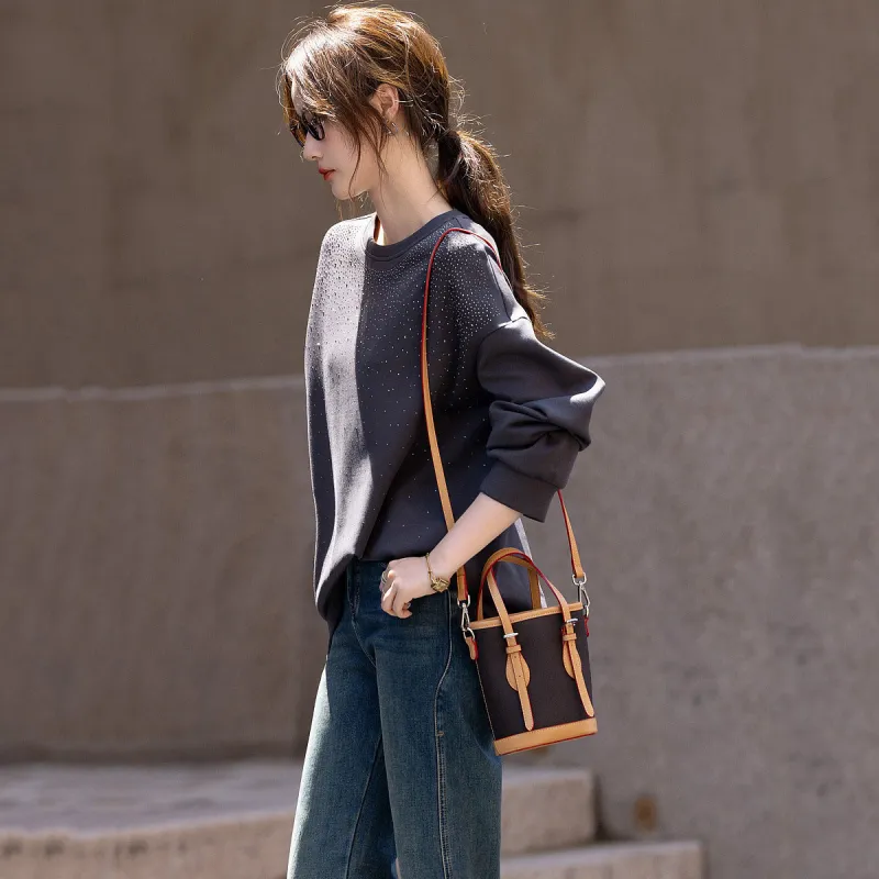 【dme】 Sweatshirt Women's Dark Gray-4