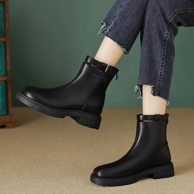 【dme】 Ankle Boots Women's Black-3