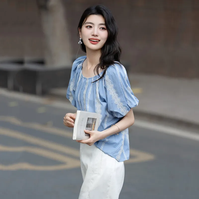 Dme Shirts Women's Light Blue-2