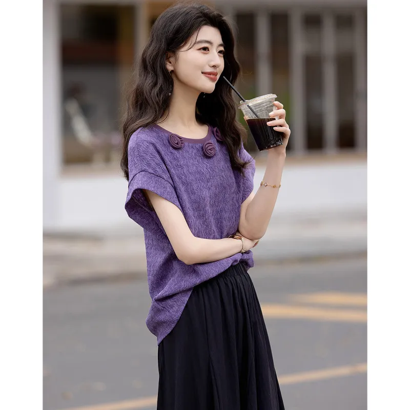 Dme T Shirts Women's Lavender-2
