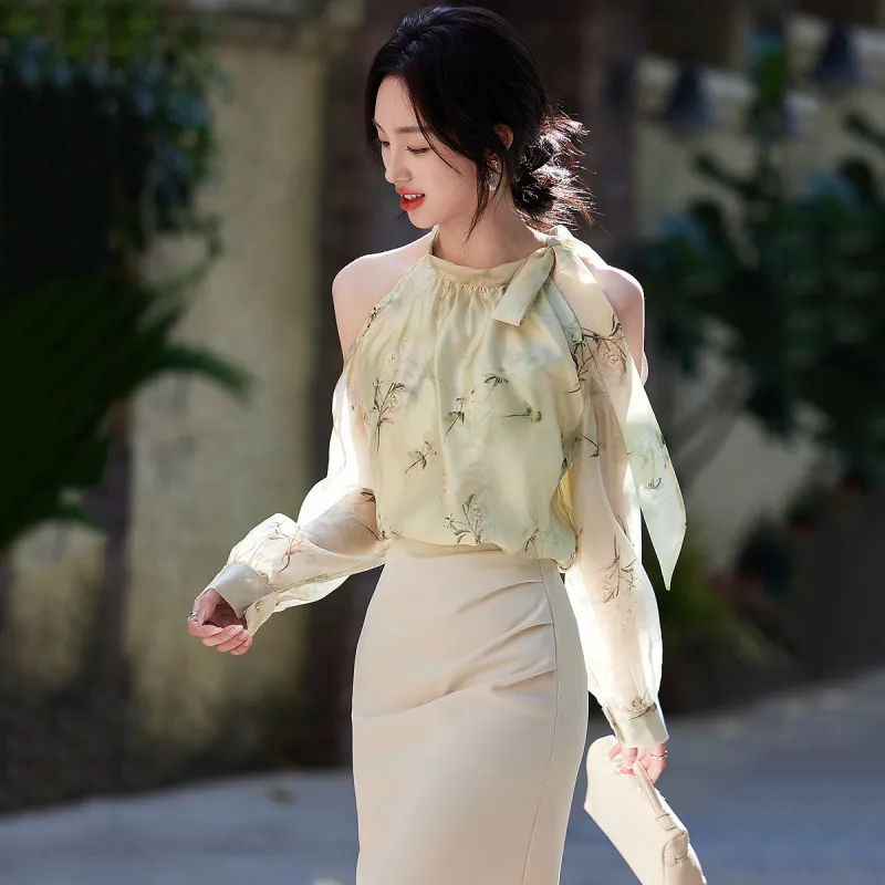【dme】 Shirt Women's Light Pea Green-2
