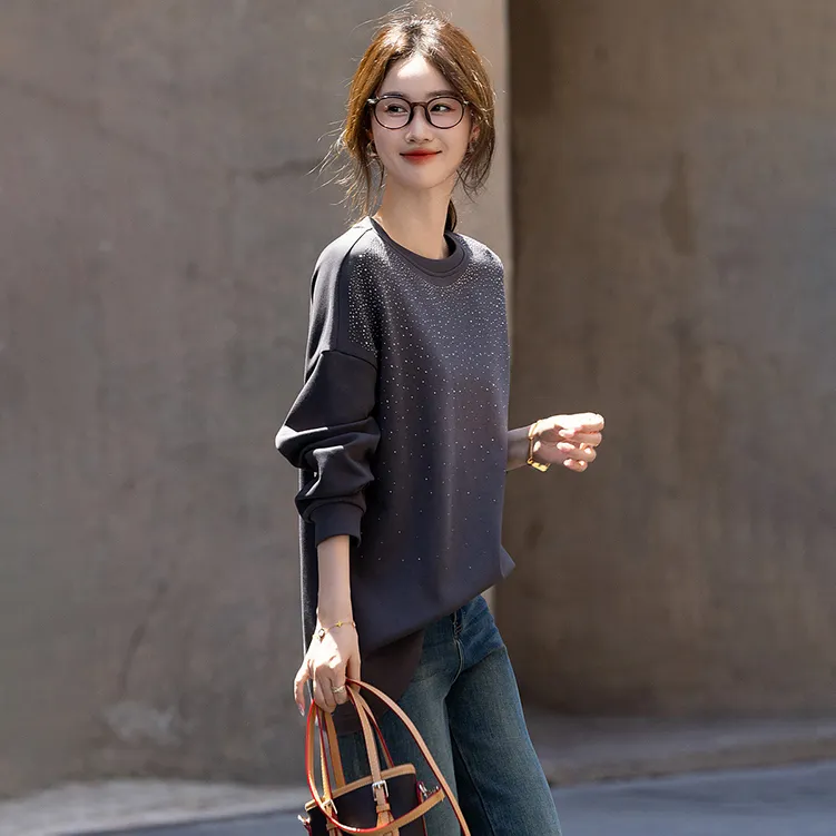 【dme】 Sweatshirt Women's Dark Gray-2