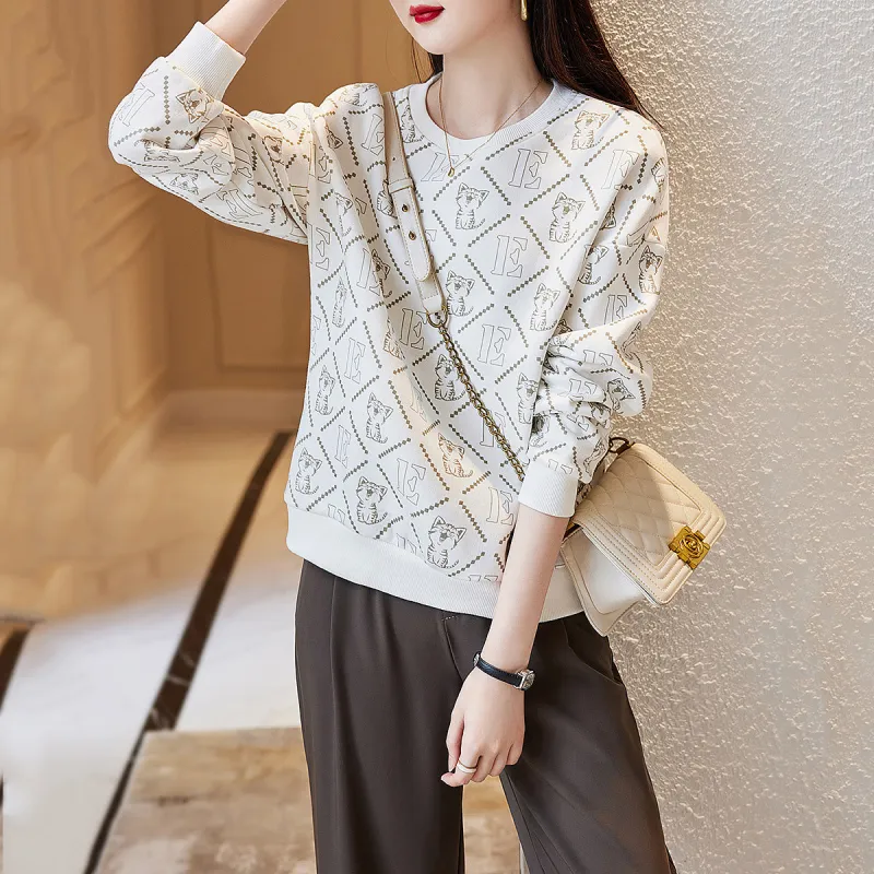 【dme】 Sweatshirt Women's Raw White-1
