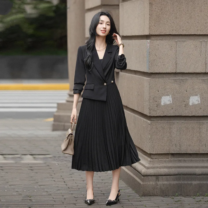 【dme】 Long Sleeved Dresses Women's Black-2
