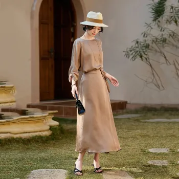【dme】 Long Sleeved Dress Women's
