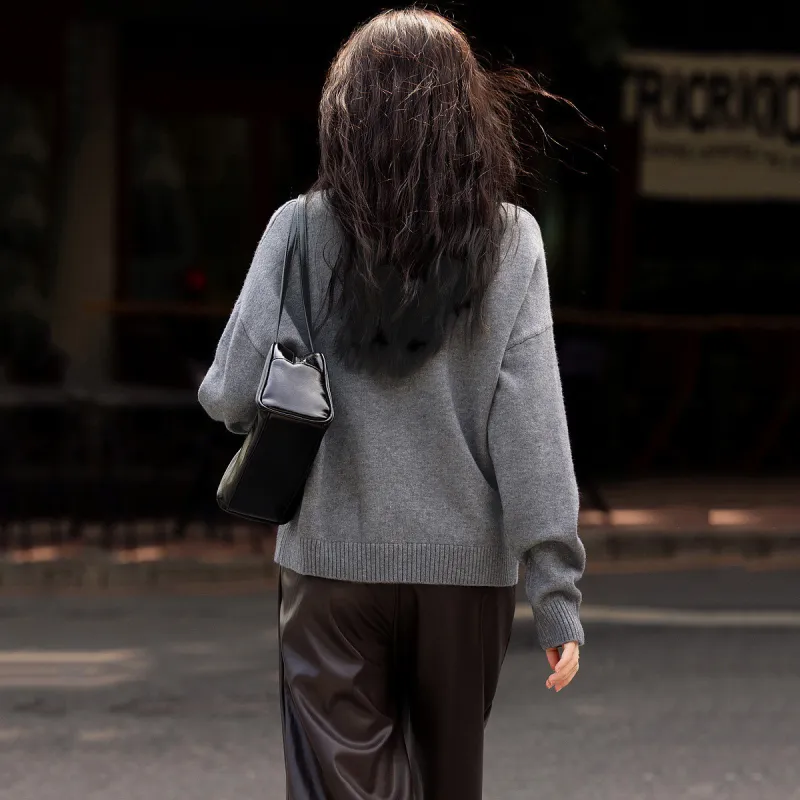 【dme】 Knitwear Women's Dark Heather Gray-0