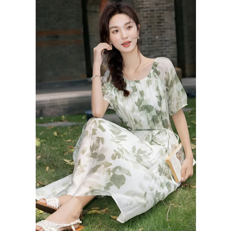【dme】 Short Sleeved Dress Women's-3