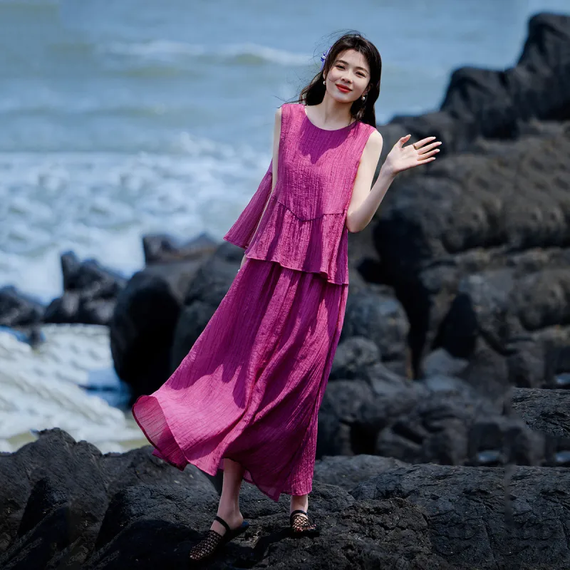 Dme Sleeveless Dresses Women's-10