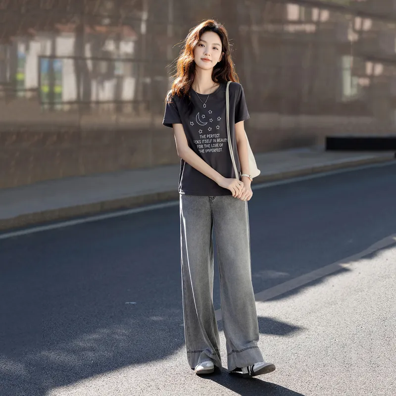 【dme】 T Shirt Women's Dark Gray-2