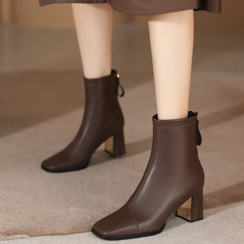 【dme】 Crew Chelsea Boots 7cm Women's-1