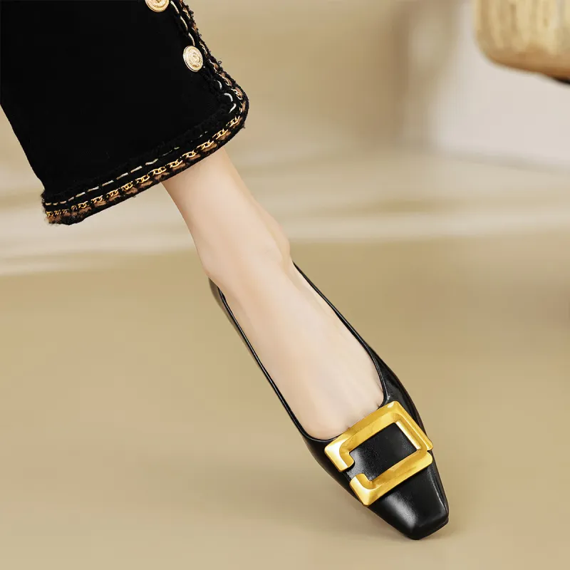 【dme】 Casual Single Shoes Women's Black-3