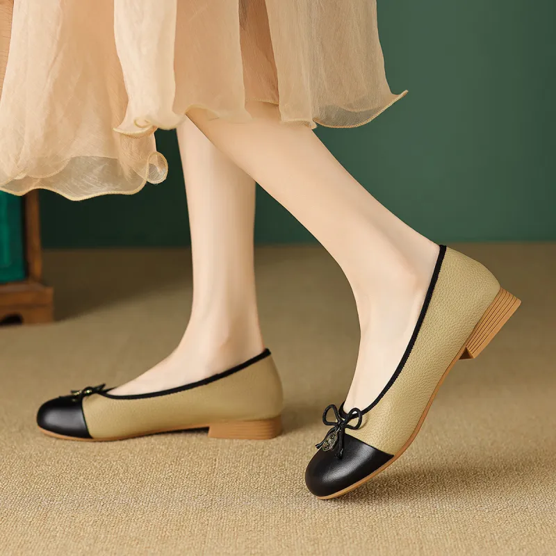 【dme】 Casual Single Shoes 2cm Women's Brown-3