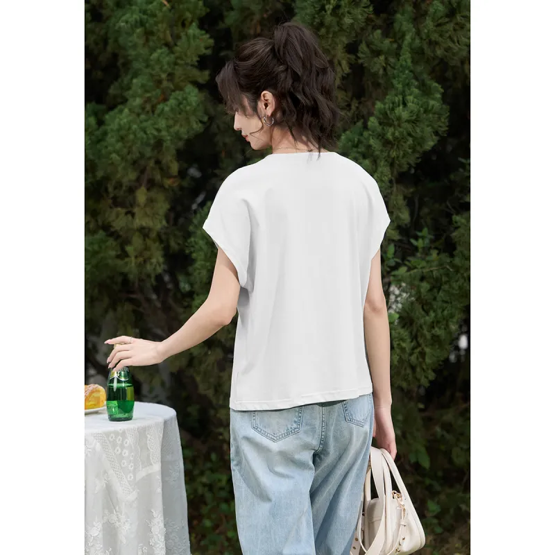 【dme】 Regular T Shirt Women's Raw White-4