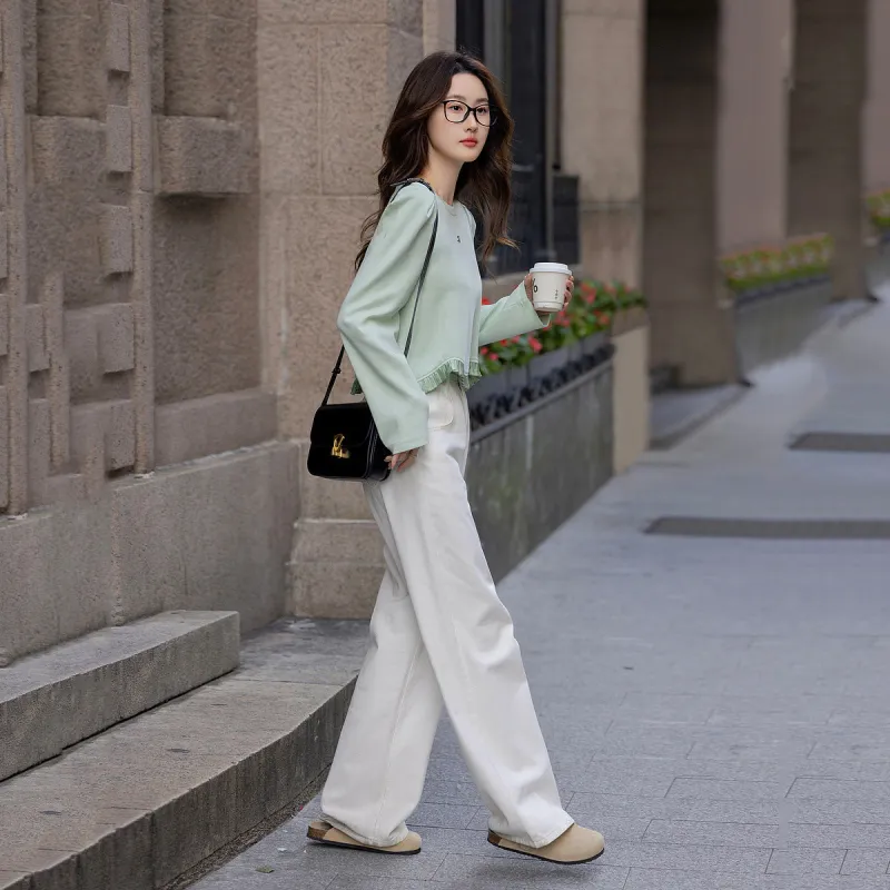 【dme】 Sweatshirt Women's Light Aqua Green-2