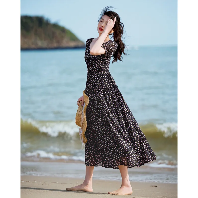 【dme】 Short Sleeved Dress Women's-3
