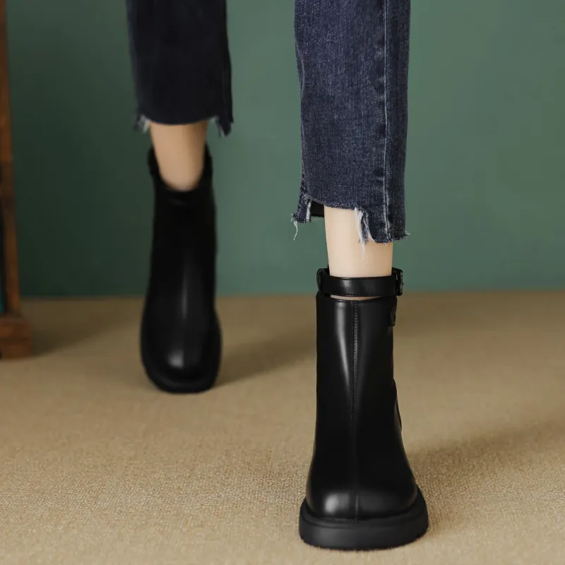 【dme】 Ankle Boots Women's Black-2