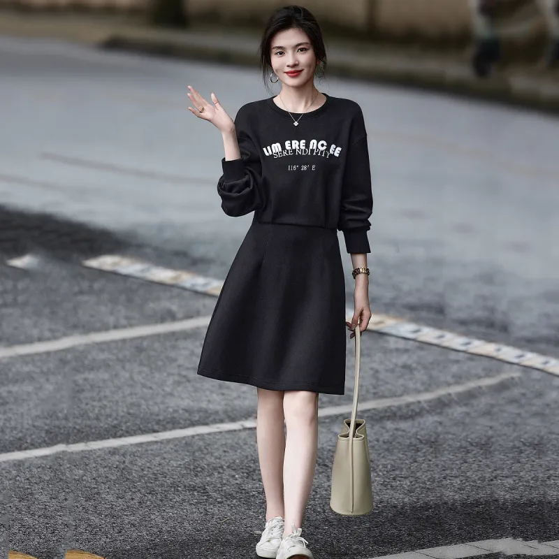 【dme】 Long Sleeved Dresses Women's Black-3