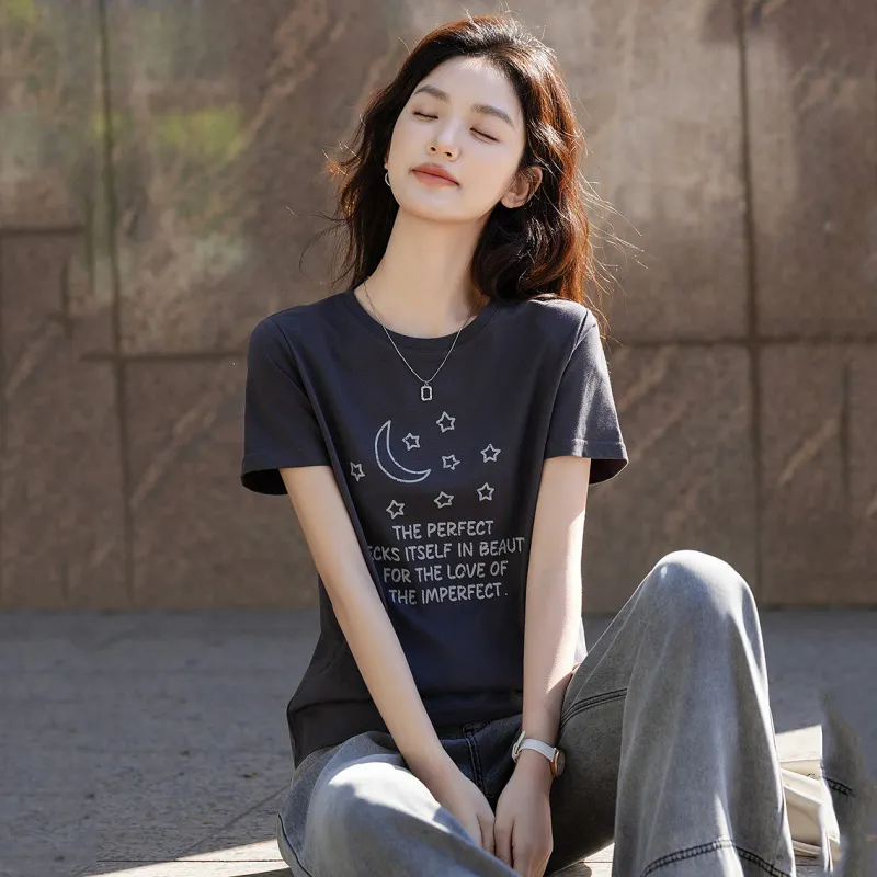【dme】 T Shirt Women's Dark Gray-4