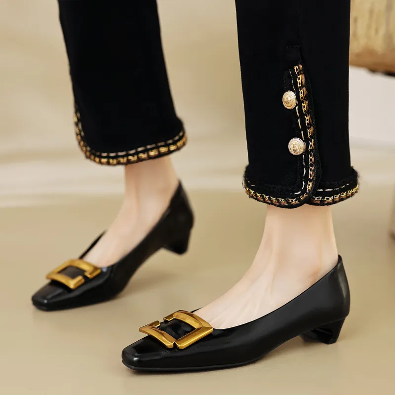 【dme】 Casual Single Shoes Women's Black-4