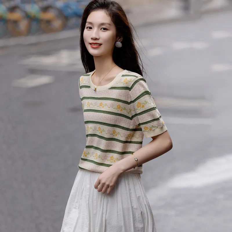 【dme】 Knitwear Women's Seaweed Green-3