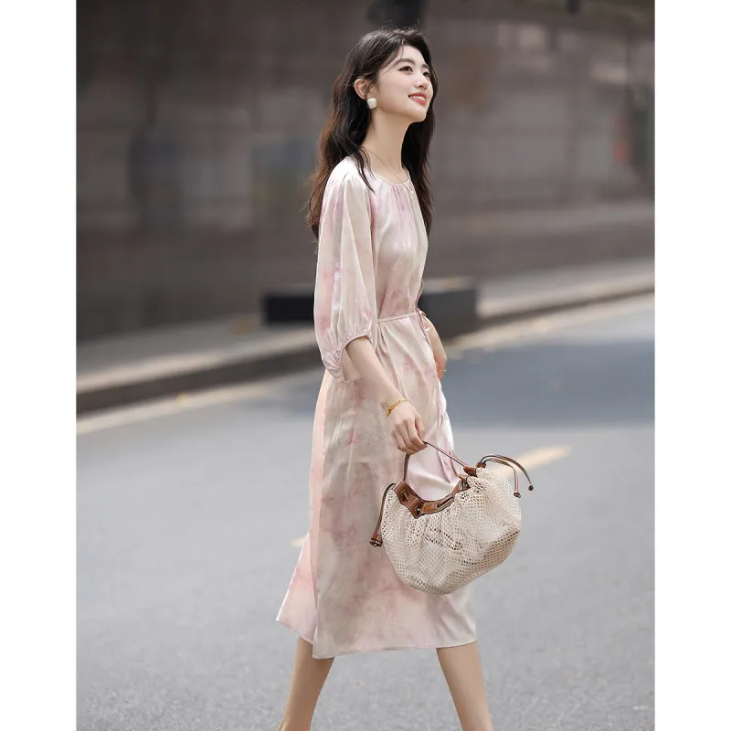 【dme】 Short Sleeved Dress Women's-2