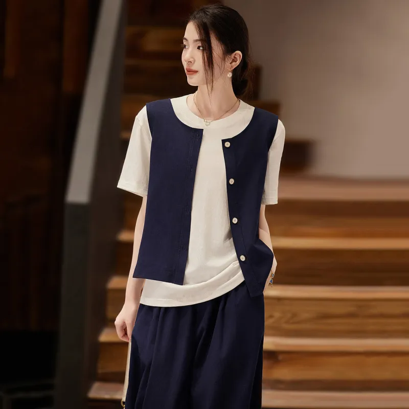【dme】 Casual Suit Women's Dark Blue-3